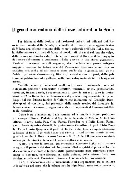 Cremona rivista mensile illustrata della Citta e Provincia