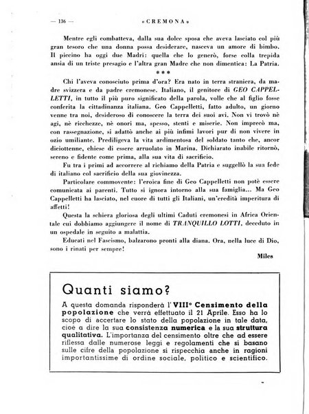 Cremona rivista mensile illustrata della Citta e Provincia