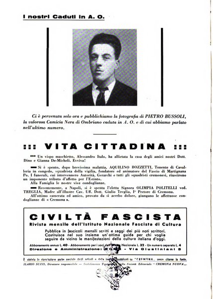 Cremona rivista mensile illustrata della Citta e Provincia