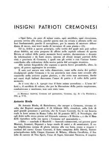 Cremona rivista mensile illustrata della Citta e Provincia