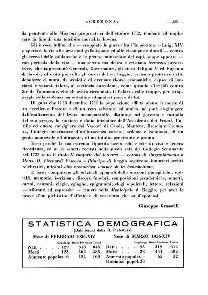 Cremona rivista mensile illustrata della Citta e Provincia