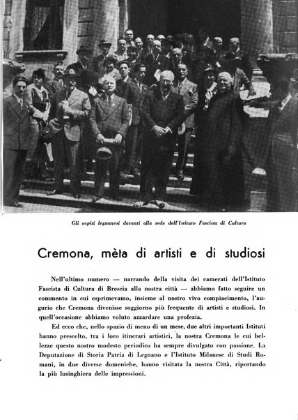 Cremona rivista mensile illustrata della Citta e Provincia