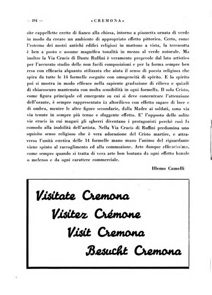 Cremona rivista mensile illustrata della Citta e Provincia