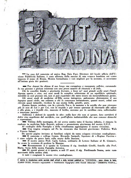 Cremona rivista mensile illustrata della Citta e Provincia