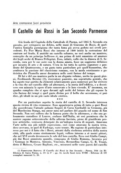 Cremona rivista mensile illustrata della Citta e Provincia