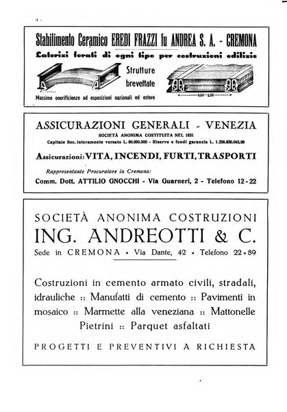 Cremona rivista mensile illustrata della Citta e Provincia