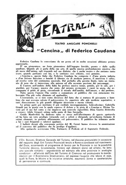 Cremona rivista mensile illustrata della Citta e Provincia