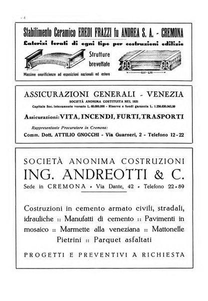 Cremona rivista mensile illustrata della Citta e Provincia