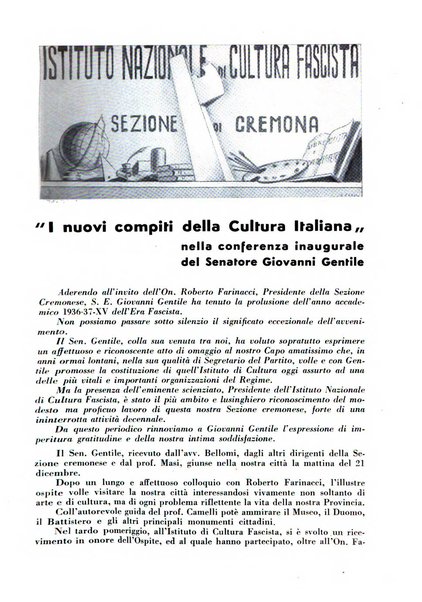 Cremona rivista mensile illustrata della Citta e Provincia