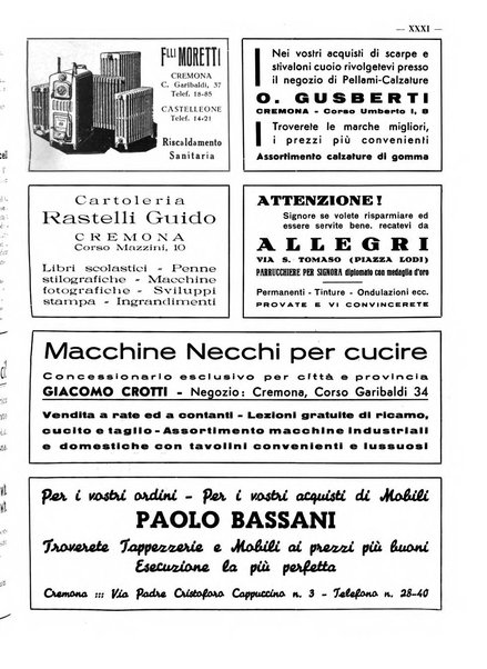 Cremona rivista mensile illustrata della Citta e Provincia