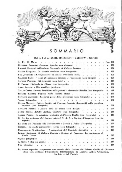 Cremona rivista mensile illustrata della Citta e Provincia