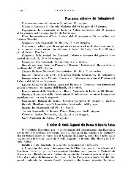 Cremona rivista mensile illustrata della Citta e Provincia