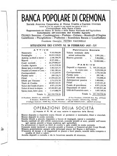 Cremona rivista mensile illustrata della Citta e Provincia