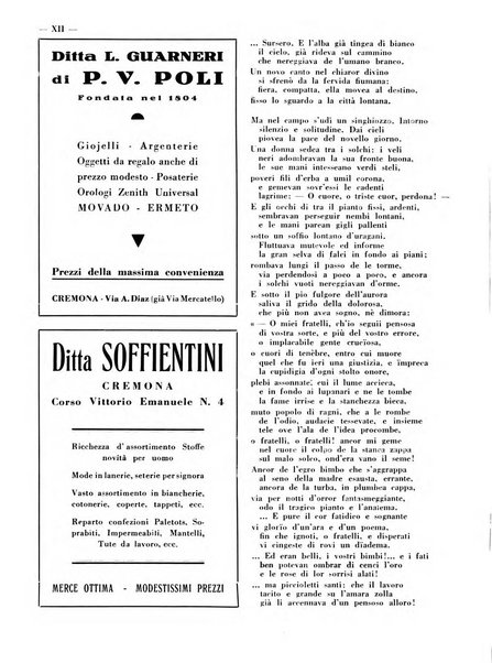 Cremona rivista mensile illustrata della Citta e Provincia