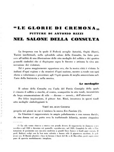 Cremona rivista mensile illustrata della Citta e Provincia