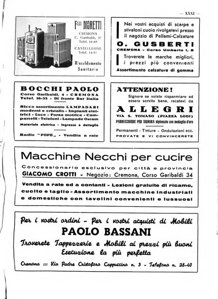 Cremona rivista mensile illustrata della Citta e Provincia