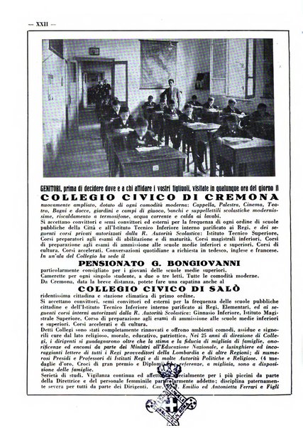 Cremona rivista mensile illustrata della Citta e Provincia