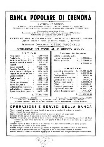 Cremona rivista mensile illustrata della Citta e Provincia