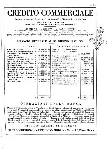 Cremona rivista mensile illustrata della Citta e Provincia