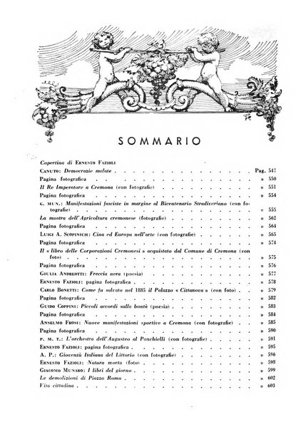 Cremona rivista mensile illustrata della Citta e Provincia