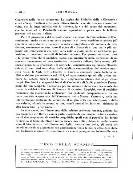 Cremona rivista mensile illustrata della Citta e Provincia