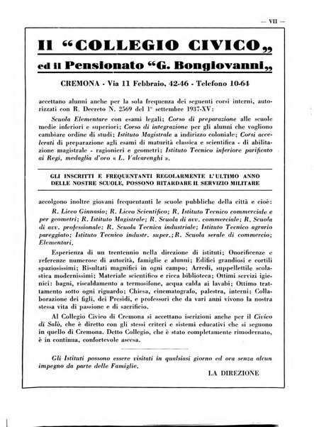 Cremona rivista mensile illustrata della Citta e Provincia