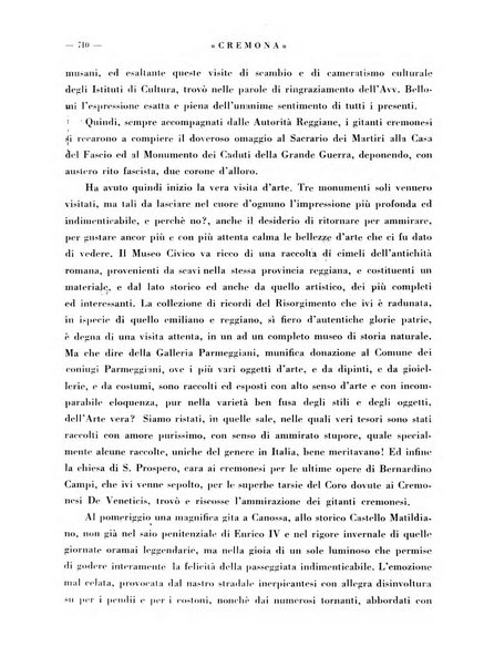 Cremona rivista mensile illustrata della Citta e Provincia