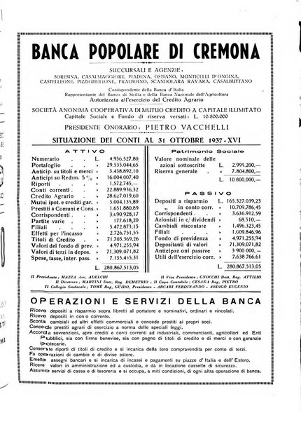 Cremona rivista mensile illustrata della Citta e Provincia