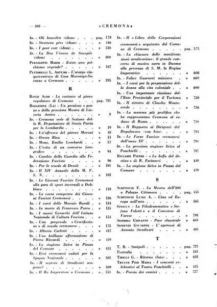 Cremona rivista mensile illustrata della Citta e Provincia