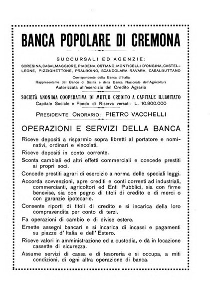 Cremona rivista mensile illustrata della Citta e Provincia