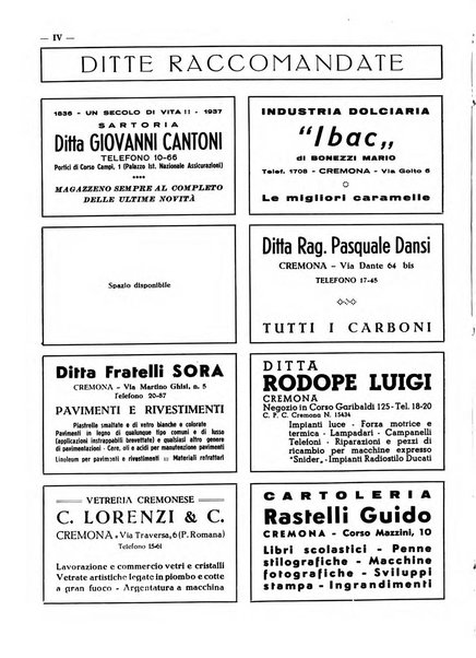 Cremona rivista mensile illustrata della Citta e Provincia