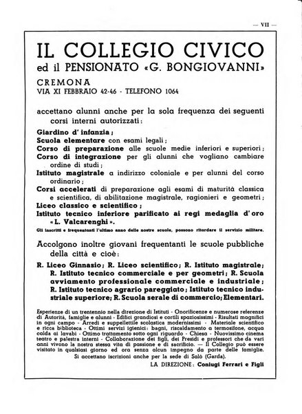 Cremona rivista mensile illustrata della Citta e Provincia