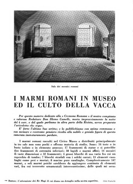 Cremona rivista mensile illustrata della Citta e Provincia