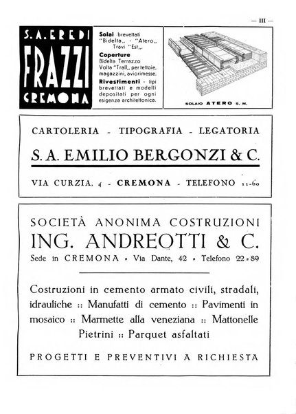 Cremona rivista mensile illustrata della Citta e Provincia