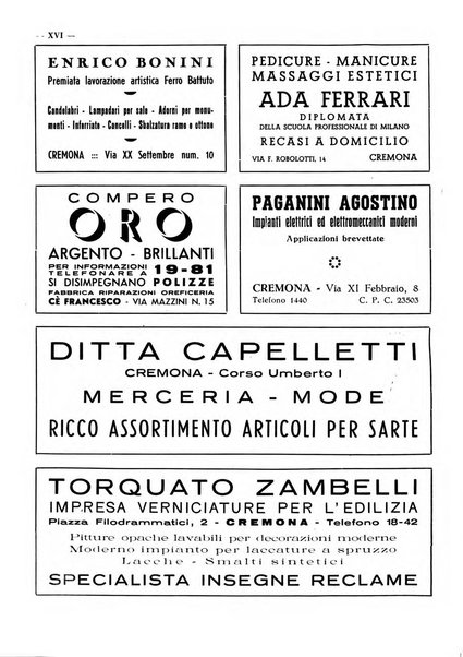 Cremona rivista mensile illustrata della Citta e Provincia