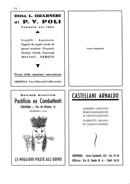 Cremona rivista mensile illustrata della Citta e Provincia