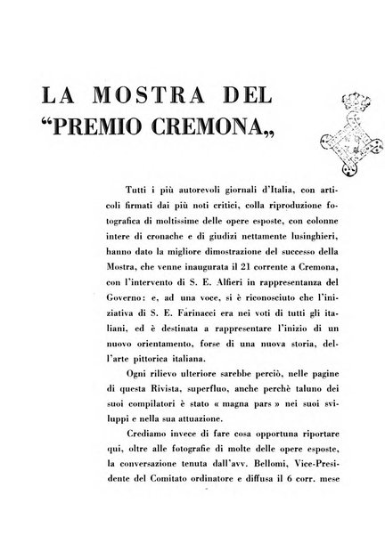 Cremona rivista mensile illustrata della Citta e Provincia