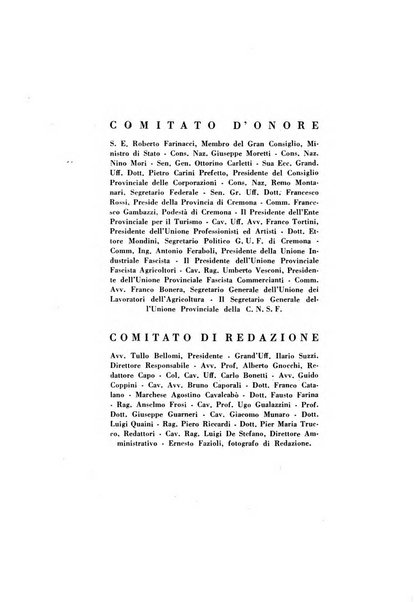 Cremona rivista mensile illustrata della Citta e Provincia