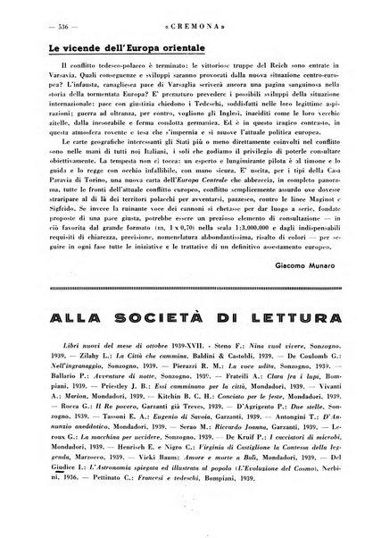 Cremona rivista mensile illustrata della Citta e Provincia