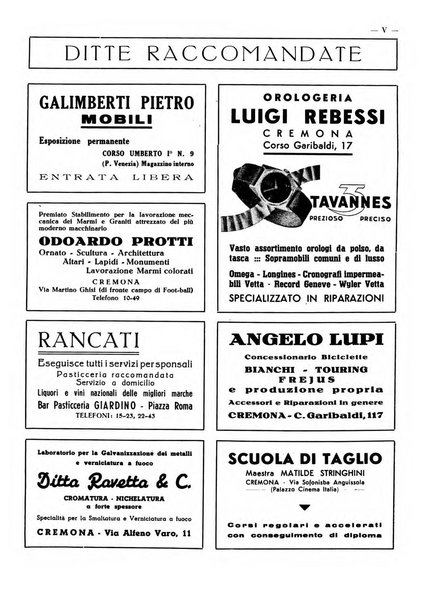 Cremona rivista mensile illustrata della Citta e Provincia