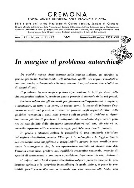 Cremona rivista mensile illustrata della Citta e Provincia