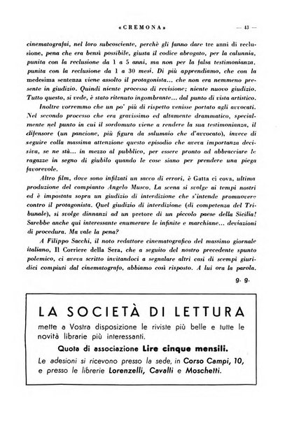 Cremona rivista mensile illustrata della Citta e Provincia