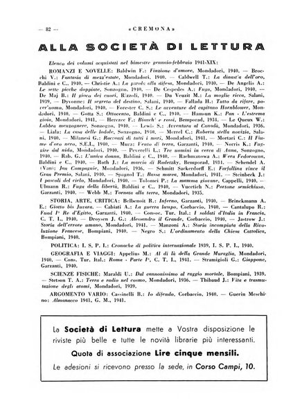 Cremona rivista mensile illustrata della Citta e Provincia