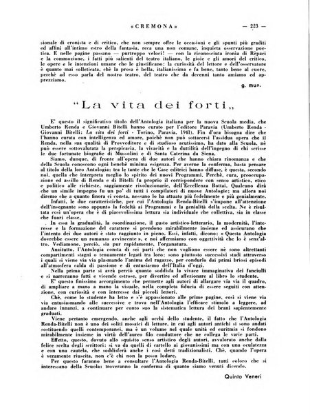 Cremona rivista mensile illustrata della Citta e Provincia