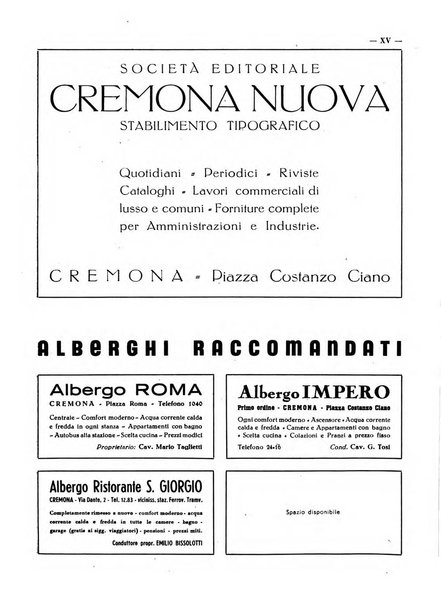 Cremona rivista mensile illustrata della Citta e Provincia