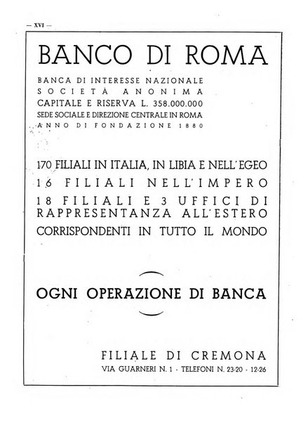 Cremona rivista mensile illustrata della Citta e Provincia