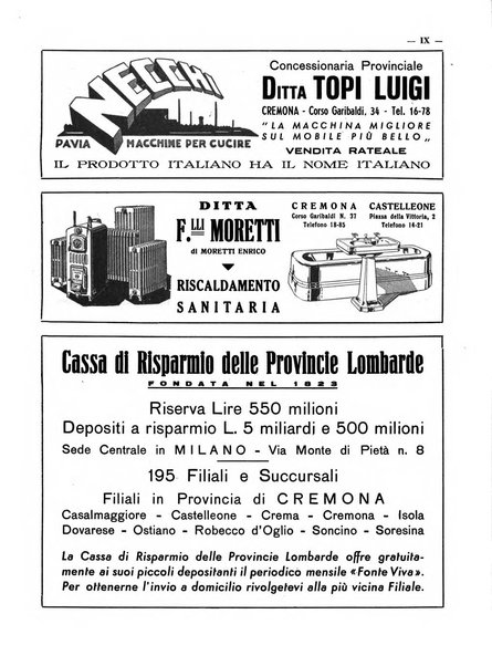 Cremona rivista mensile illustrata della Citta e Provincia