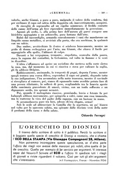 Cremona rivista mensile illustrata della Citta e Provincia