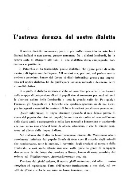 Cremona rivista mensile illustrata della Citta e Provincia