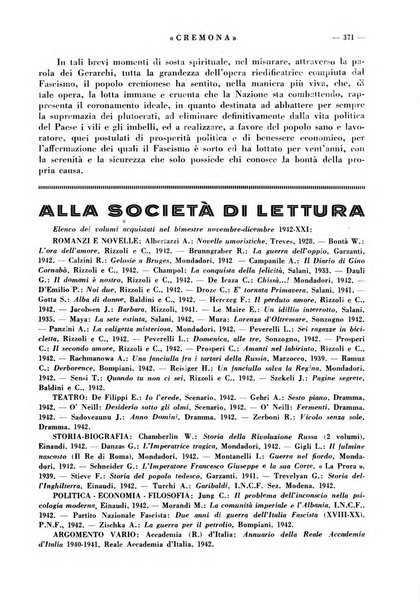 Cremona rivista mensile illustrata della Citta e Provincia